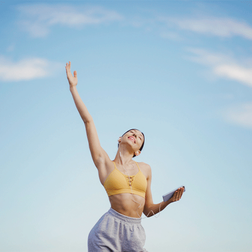 Mujer feliz