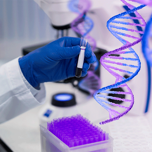 Análisis genético de laboratorio