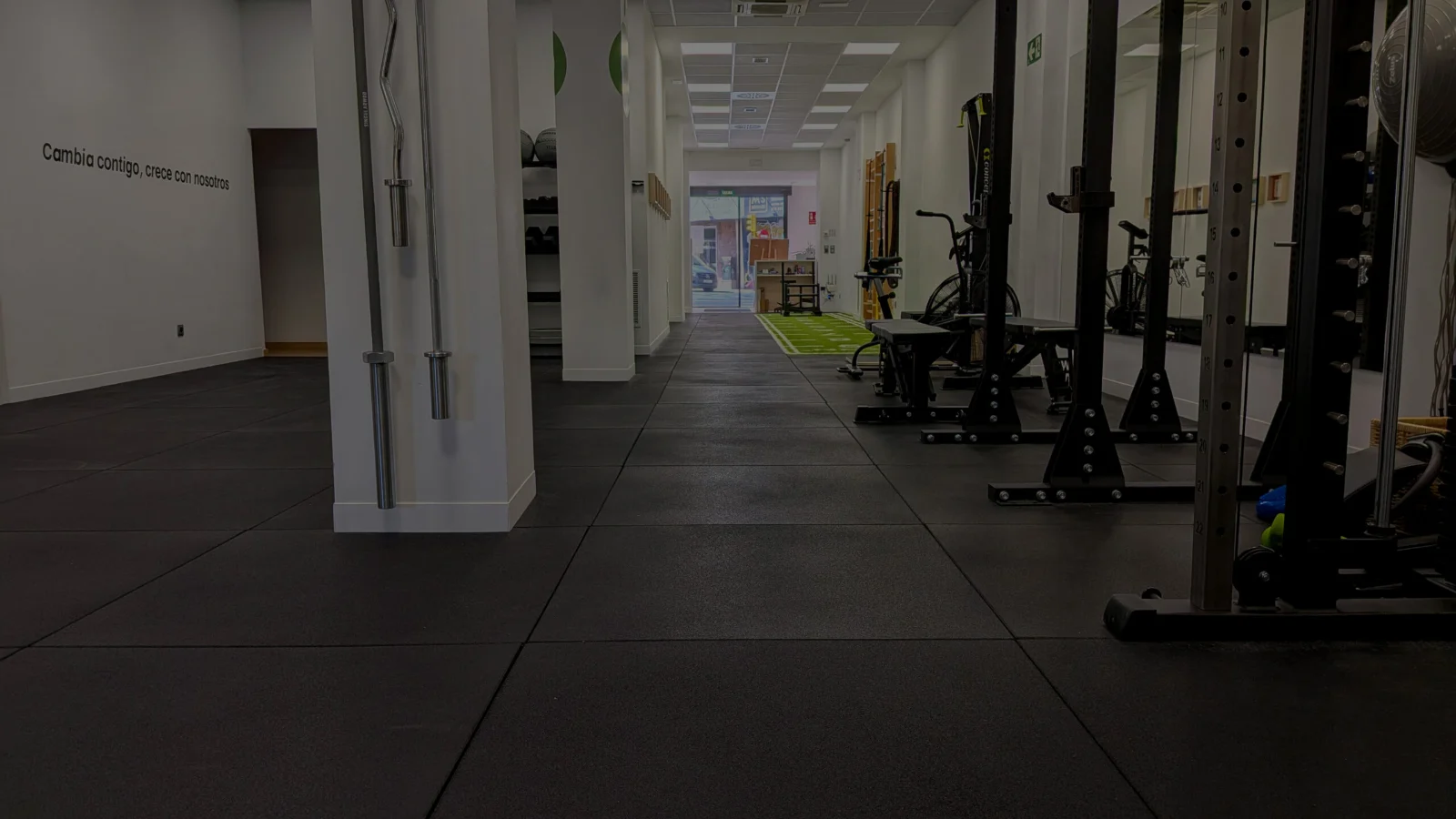 Zona de entrenamiento del centro de Nutri-Acción